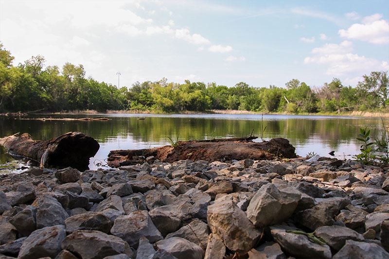 A photo of Sanborn Lake