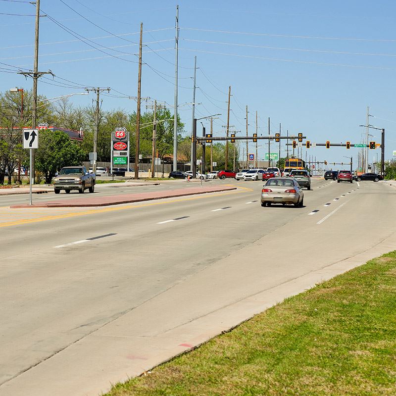 Construction at Perkins Road 