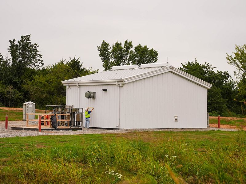 Picture of the Recovered Water Pump Station