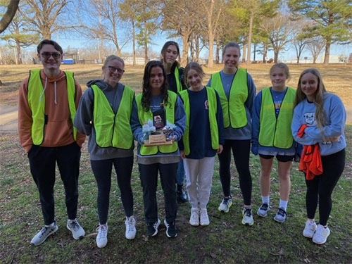 A Photo of the 2022 Stillwater, OK Trash-Off Winners