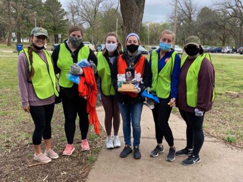 A Photo of the 2021 Stillwater, OK Trash-Off Winners