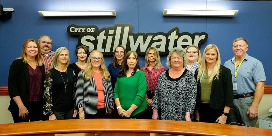 A Group photo of the Stillwater Finance Department
